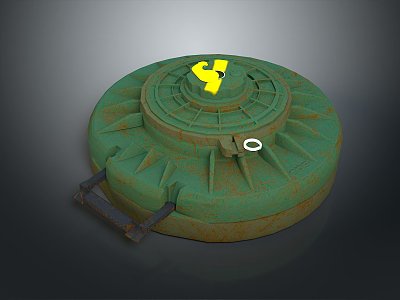 Mine Sci-fi Mine Office Mine Naval Mine Suspended Mine Underwater Mine Military Goods 3d model