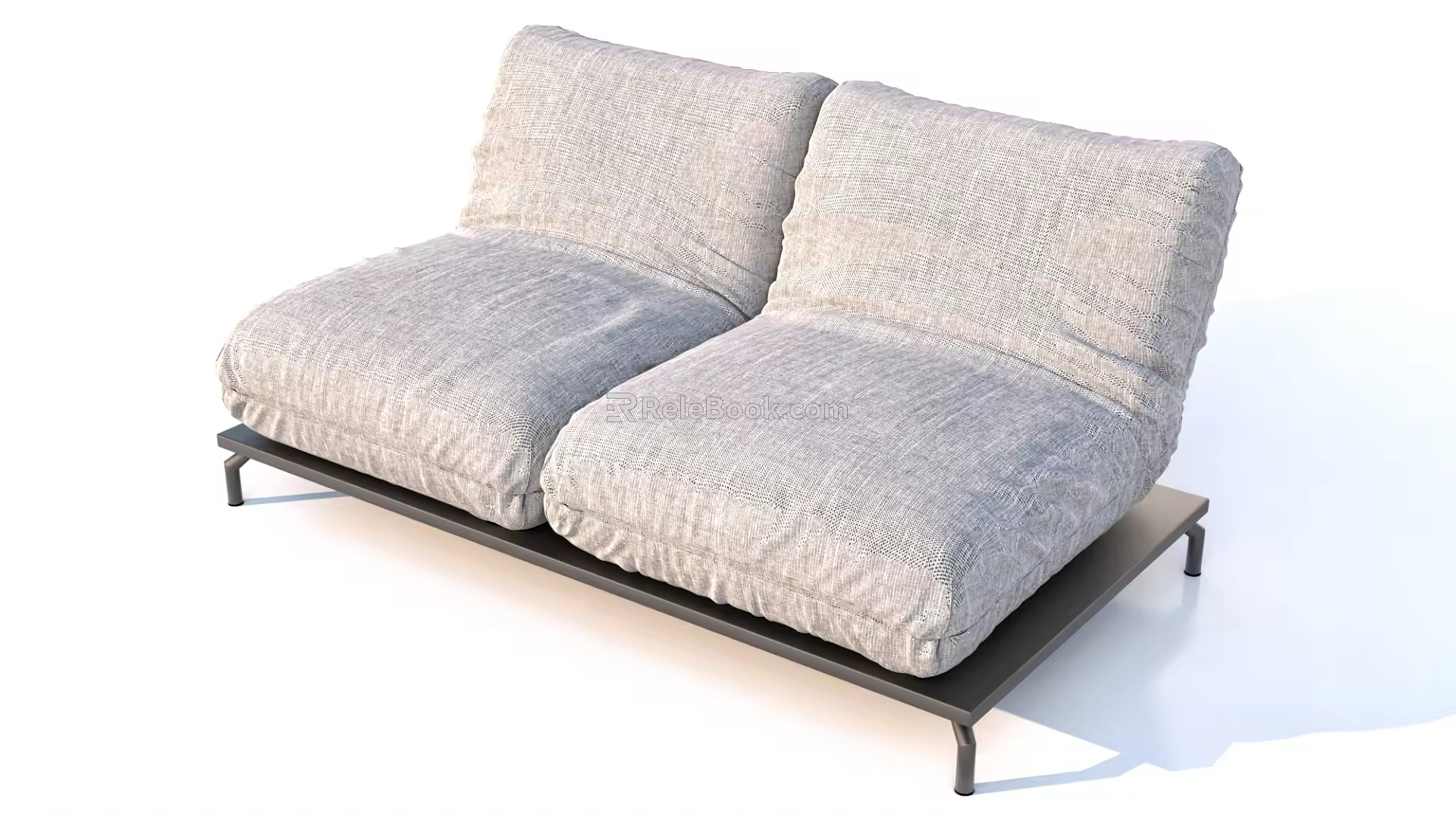 Lazy Sofa Living Room Sofa Double Sofa 3d model