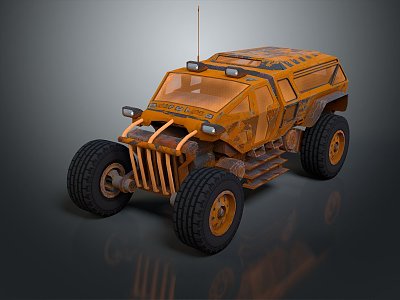 Bulletproof Car Armed Jeep Armed Car Armed Bulletproof Car Military Jeep Off-road Jeep Humvee 3d model