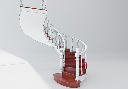 revolving staircase 3d model