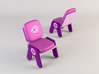 Modern Children's Chair Home Chair 3d model