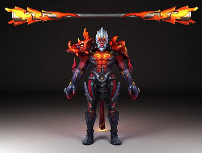 Monkey King Black Wukong Monkey King Fighting Saint Buddha Monkey Monkey 3d model