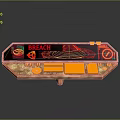 Breach Control Console With Red Orange Interface Buttons And Multiple Indicators