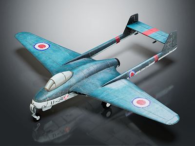 Modern Fighter Carrier Fighter British Fighter 3d model