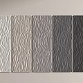 Decorative Wall Panels With Color Variations And Wavy Textured Surface For Interior Design