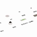 Exhibition Hall Ceiling Featuring Emergency Lighting AP Smoke Detector Sprinkler Downlight And Air Vent