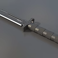 Dagger Tool Knife Field Dagger Military Dagger Knife Low Face Number Low Model Simple Model Game Sub-era Movie and TV Level Super Realism 3d model