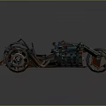 Tactical Military Vehicle With Heavy Duty Metal Frame And Off Road Wheels