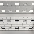 Modern Ceiling Aluminum Gusset Ceiling Integrated Ceiling Ceiling Ceiling 3d model