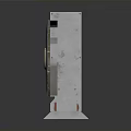 ACES Industrial Fan Equipment With White Casing Metal Blades And Red Base Parts