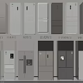 Different Refrigerator Types Featuring Three Door Multi Door French Door and Cross Door Designs