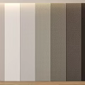 Modern Home Interior Wall Panels With Various Neutral Shades And Decorative Tones