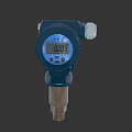 Industrial Equipment With Digital Display Blue Casing And Measurement Probe