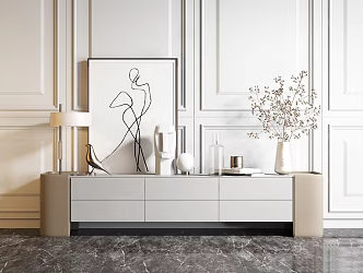 Modern TV Cabinet 3d model