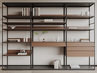 Bookshelf 3d model