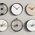 Modern clock wall clock 3d model