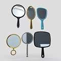 Various Design Hand Mirrors With Different Colors And Shapes For Daily Use