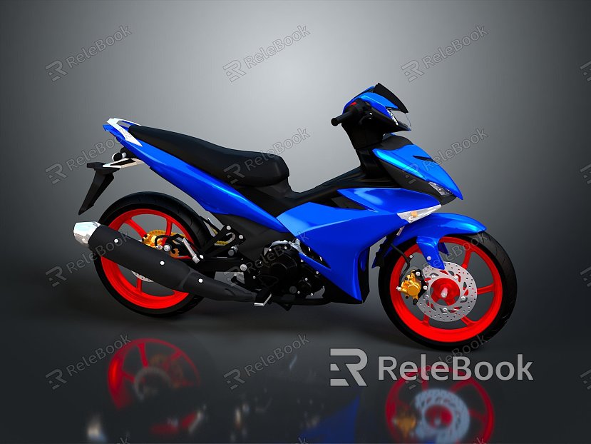 Motorcycle two-wheeled motorcycle off-road motorcycle road race motorcycle motor vehicle transport model