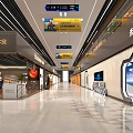 Modern Shopping Mall Stores with Spacious Corridors Bright Lighting and Stylish Storefronts