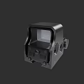 Black Tactical Weapon Red Dot Sight With Durable Construction And Clear Lens
