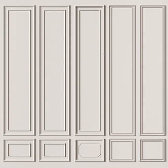 Wall panel line background wall 3d model