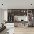 Modern study 3d model