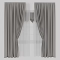 Elegant Silver Gray Curtains With Sheer Panels And Window Natural Light