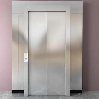 Modern Elevator Door Metal Elevator Door 3d model
