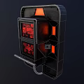 Modern Science Fiction Computer Modern Science Fiction Computer Future Technology Electrical Appliance Intelligence 3d model