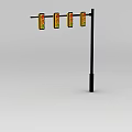 Technology Exhibition Hall Showcasing Modern Interactive Traffic Lights Installation