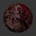Delicious Red Cupcake Topped With Chocolate Chunks And Smooth Creamy Frosting