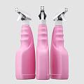 Bathroom Spray Bottles with Pink Ergonomic Design Two Pieces Cleaning Accessories