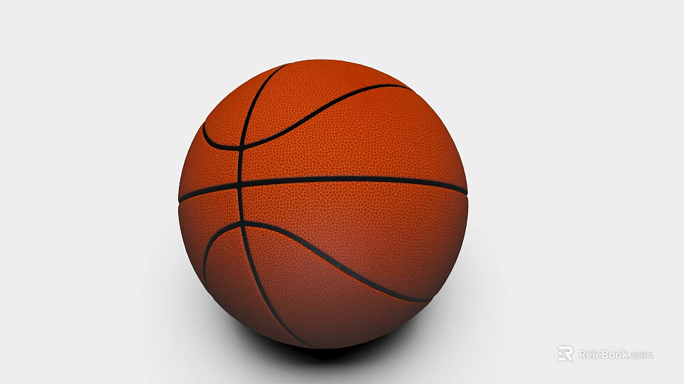 Indoor Basketball Court With Professional Basketball And Sports Training Equipment Facility 3d model 