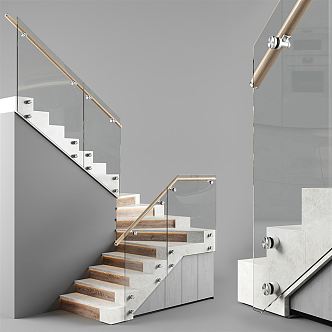 Modern Stairs 3d model