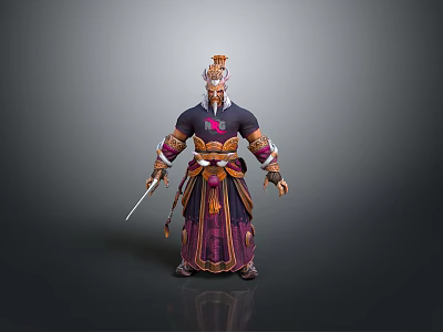 Warrior Samurai Soldier Guard Assassin Killer Ancient Soldier Ancient Assassin Killer 3d model