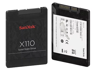 SanDisk X110 Solid State Drive High Performance Digital Storage Solution for Devices 3d model