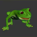 Frog Class Poison Frog Game Frog Reptile Cold Blooded Animal Reptile Class 3d model