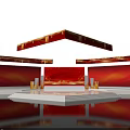 modern stage 3d model