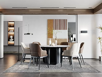 Modern Restaurant 3d model