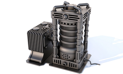 Factory industrial equipment radiator 3d model