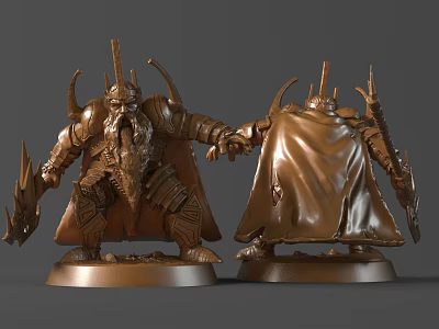 Dwarf King A 3d model