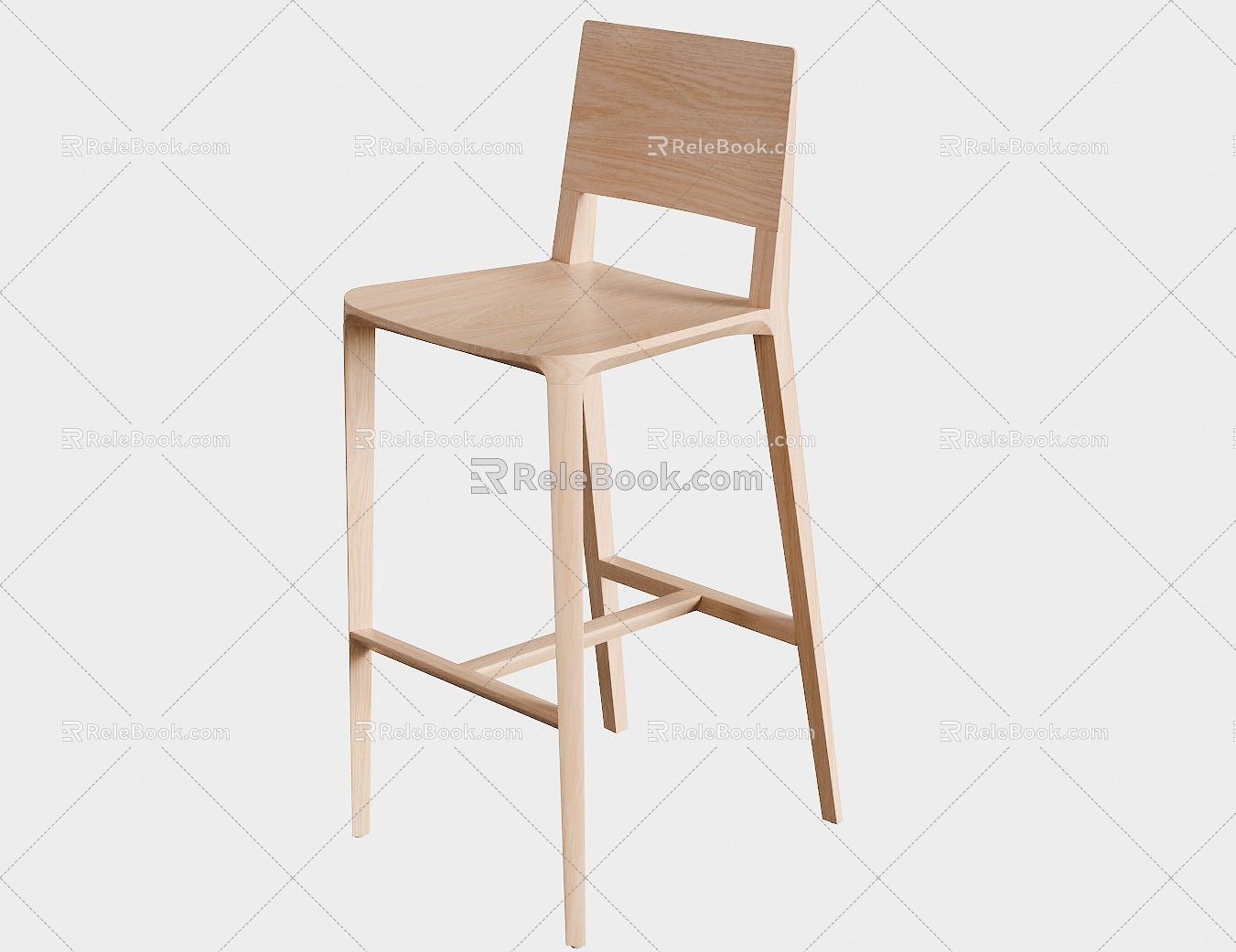 Banqueta Evo Bar Chair 3d model