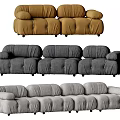 Modern Combination Sofa Multiplayer Sofa Combination Double Sofa 3d model