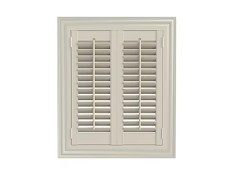 Modern casement window 3d model
