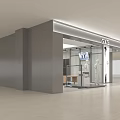 GXG Clothing Store Modern Exterior With Glass Front And Mannequin