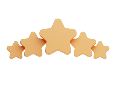 Modern Star Little Star Decoration 3d model