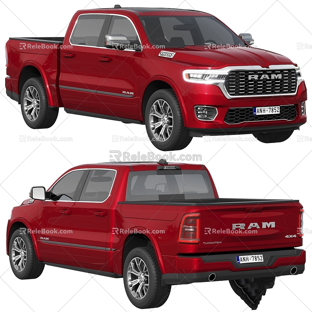 Hyundai Other RAM Dodge Tungsten Truck Pickup 3d model