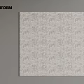 Poliform Modern Square Rug With Light Beige Patterned Textile Design For Interior 3d model