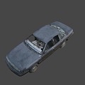 The 90's car. 3d model