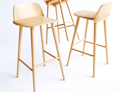 Nordic Bar Stool Bar Chair model